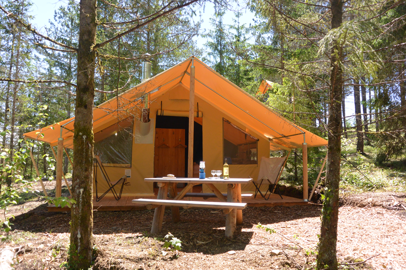 Glamping Huttopia Lanmary